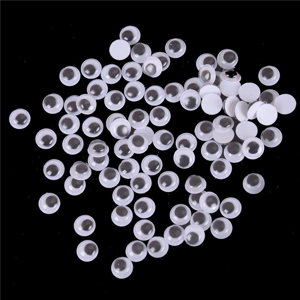 BEBETTERM Set 100 Mắt Khủng Long Trắng Đen Cho Búp Bê