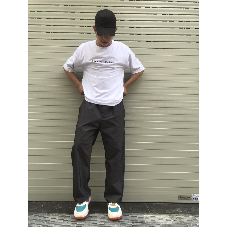 Quần KaKi baggy nam ống suông rộng .