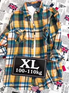 Sơmi caro - Flannel Form Mỹ