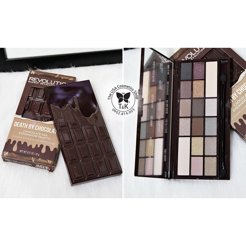 Bảng Phấn Mắt Revolution Death By Chocolate Eyeshadow Palette