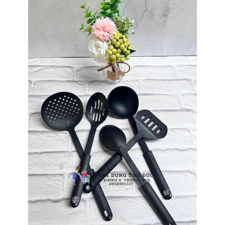 Bộ dụng cụ nhà bếp 5 món bằng nhựa an toàn cho sức khỏe