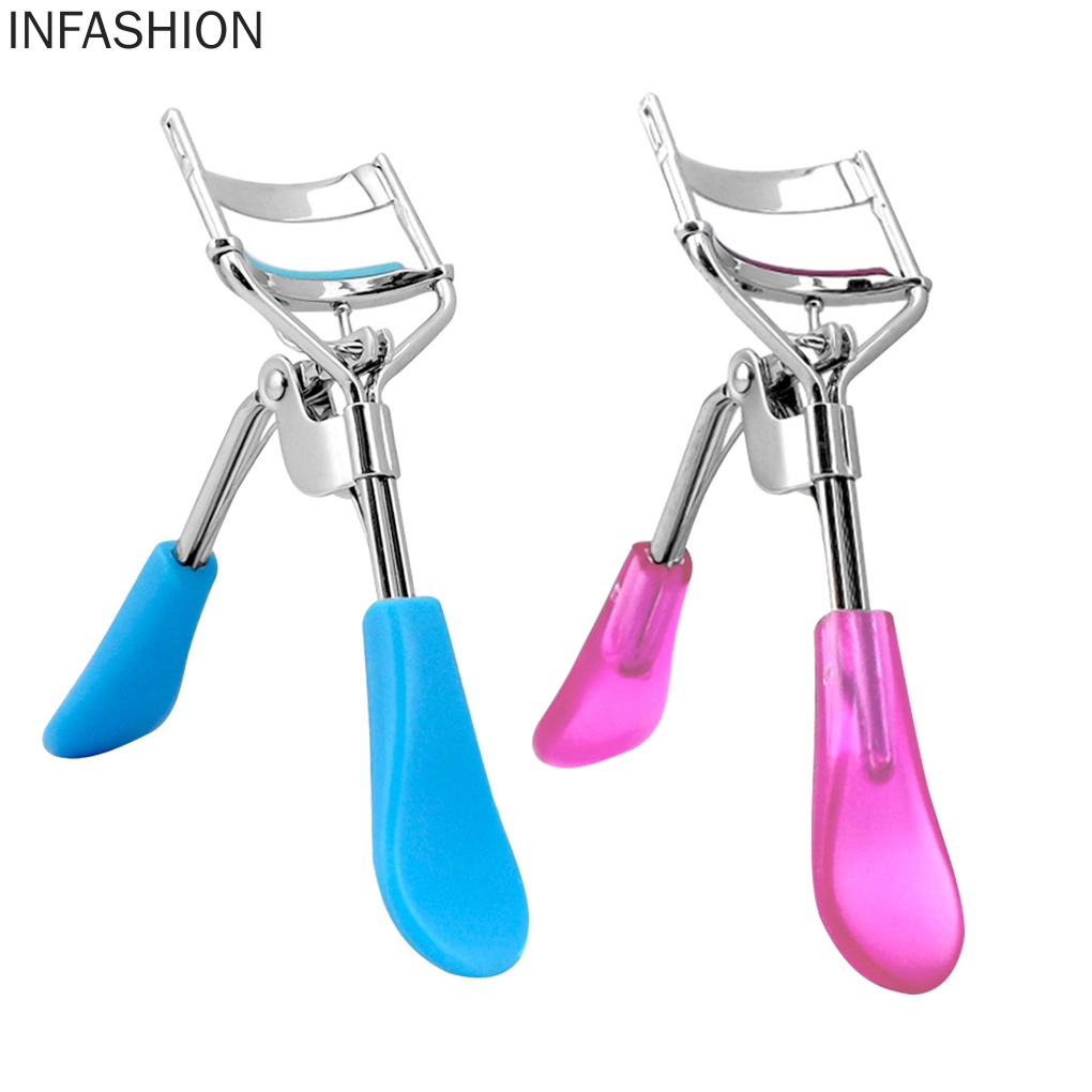 [Hàng mới về] Dụng cụ bấm cong mi bằng thép không gỉ chống trượt 2 màu tùy chọn