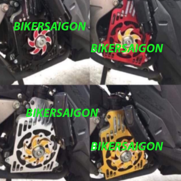 Che két nước nhôm gắn trực tiếp SH 2017 - 2020 Kiểu cánh quạt