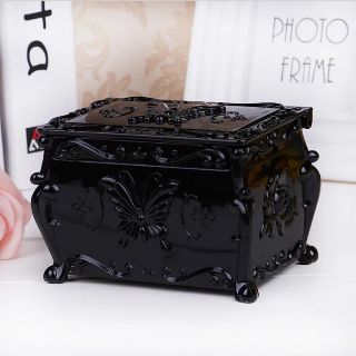 Hộp đựng đa năng vuông có gương nắp liền Anna sui