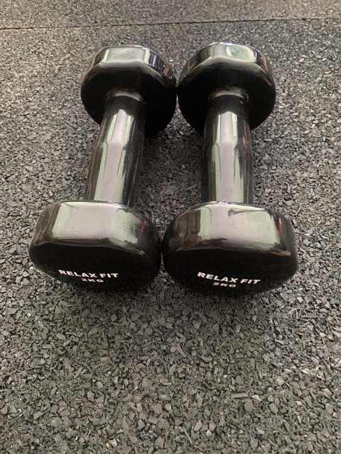 Tạ tay cao su 2kg cao cấp