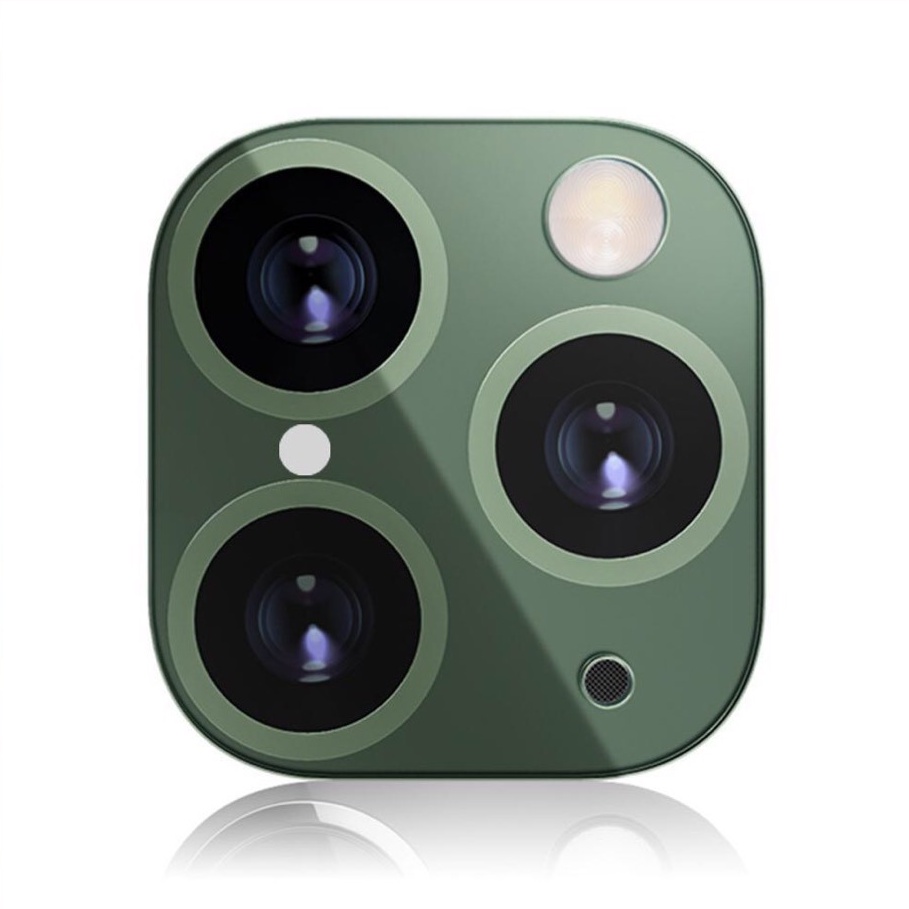 MIẾNG DÁN ĐỘ CAMERA TỪ X LÊN ĐẾN X/XS/XSM->11PRO-11PRO MAX CHỈ CÒN MÀU XANH