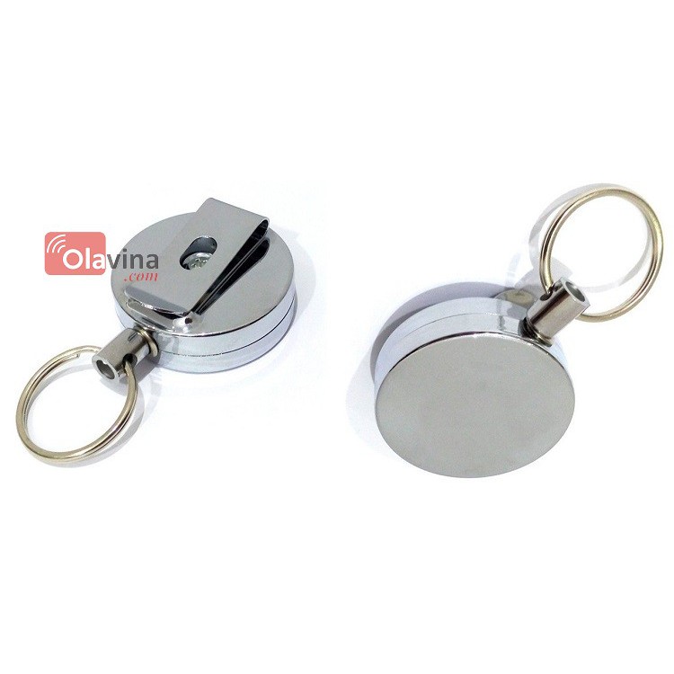 Móc treo chìa khóa dây rút lõi thép bọc nhựa siêu chắc