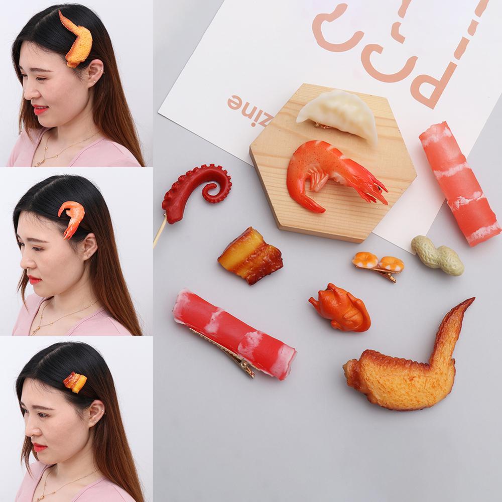 Kẹp Tóc Kim Loại Màu Sắc Cầu Vồng Thời Trang Cho Nữ