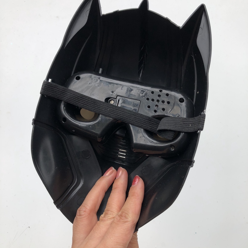 Mặt nạ chiến binh báo đen Black Panther có đèn phát sáng hóa trang Trung thu , Halloween cho bé