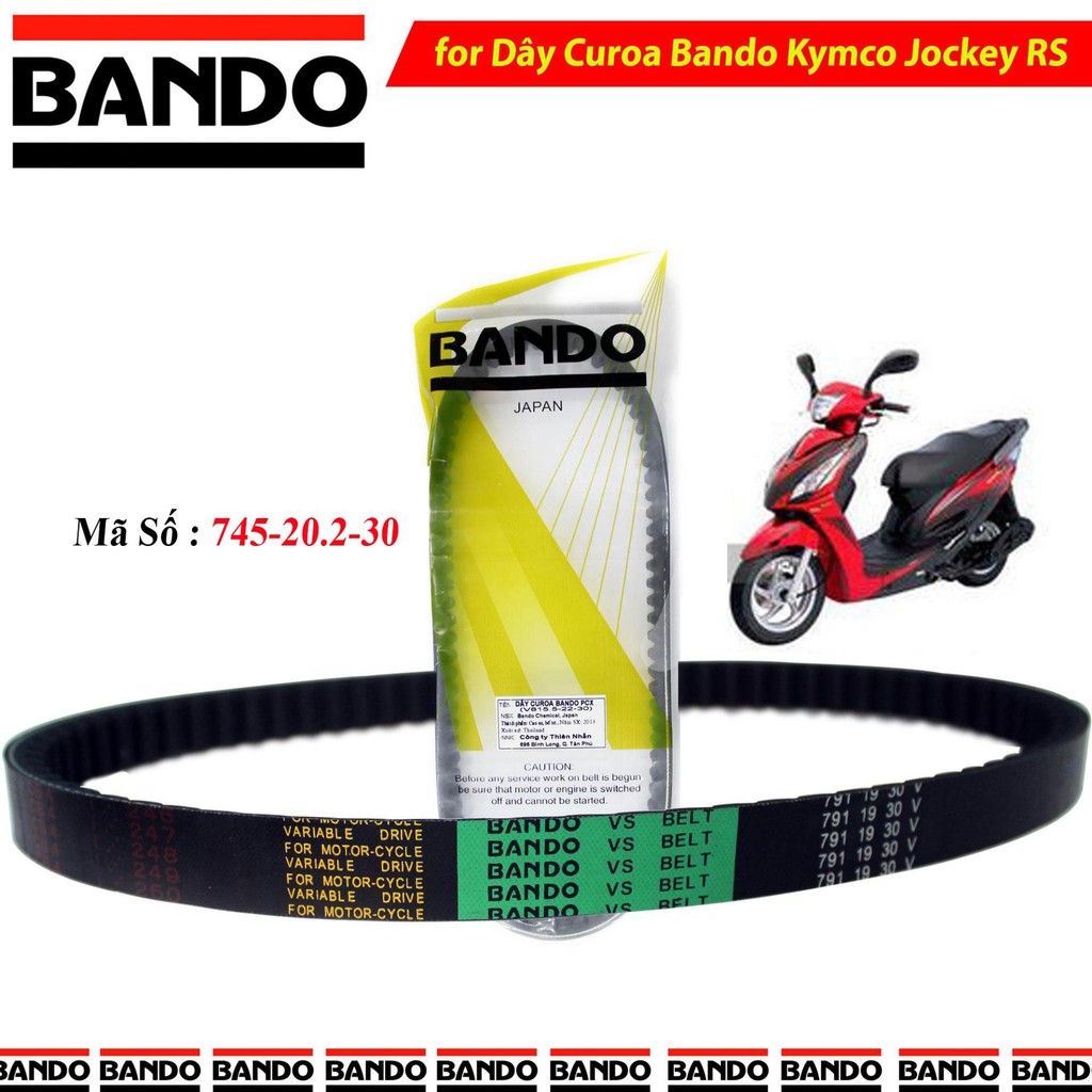 Dây curoa Kymco Jockey RS ( Bando Thái Lan )