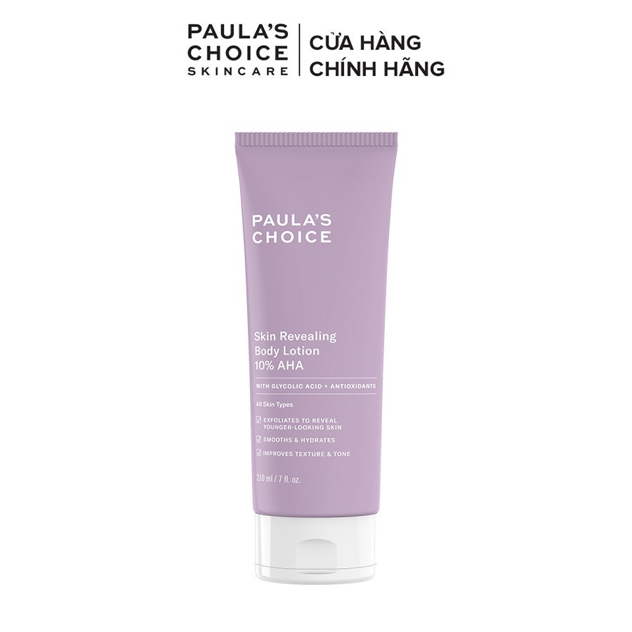 Kem dưỡng thể làm sáng da chứa 10% AHA Paula's Choice Skin Revealing Body Lotion 10% AHA 210ml 5900