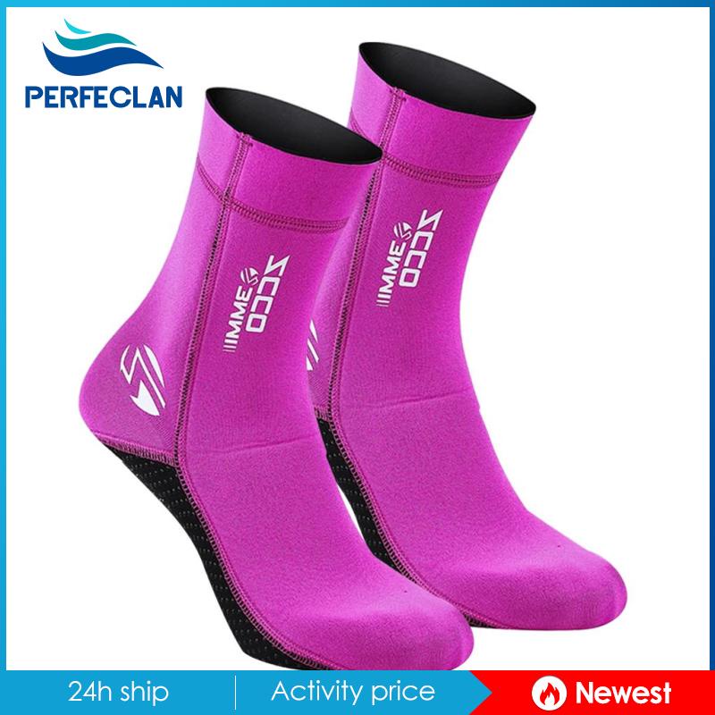 Giày Bốt Lặn Biển Bằng Cao Su Tổng Hợp Màu Đen Ấm Áp XS