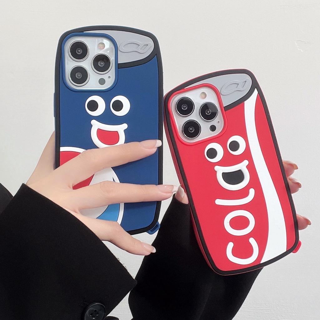 Hoạt Hình Ốp Điện Thoại Silicon Mềm Chống Sốc In Hình Lon Pepsi Cola Cho iPhone 13 12 11 Pro Max XR XS Max X 7 8 6 6s Plus