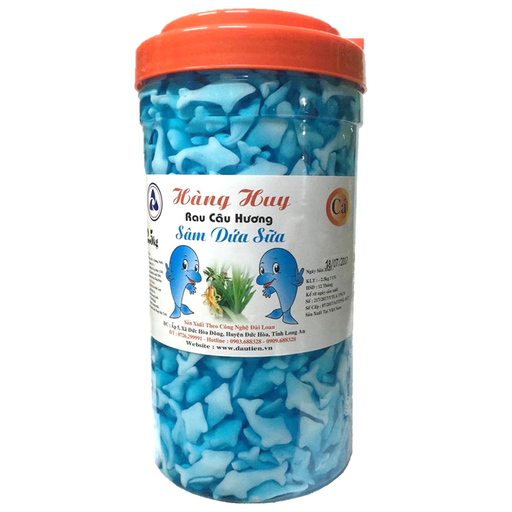 Thạch Cá Heo 5 Màu 2,5kg