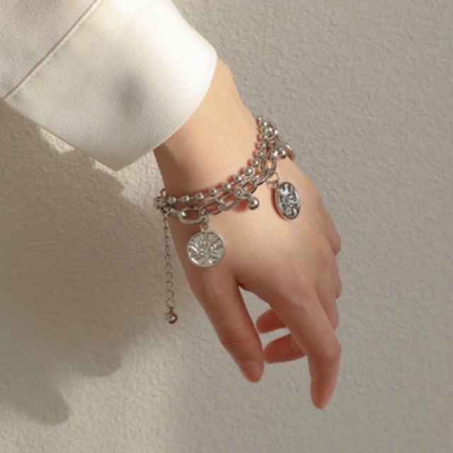 Lắc tay Kim Loại Tim, Cây, Thánh giá
