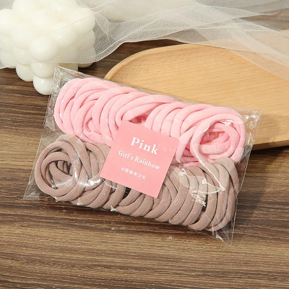 Dây Buộc Tóc Cao Su Co Giãn Nhiều Màu Sắc Kẹo Ngọt Phong Cách Hàn Quốc Cho Nữ