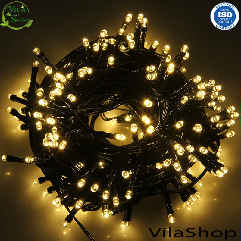 Đèn nháy bóng led kim cương 50m, 40m, 20m, 10m trang trí ngày lễ