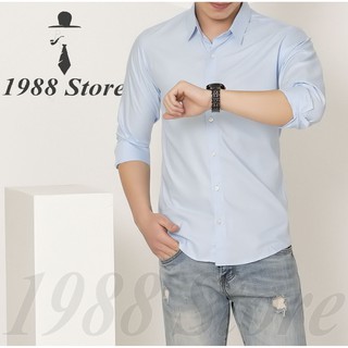Áo sơ mi nam dài tay SD-02 (Màu xanh nhạt)