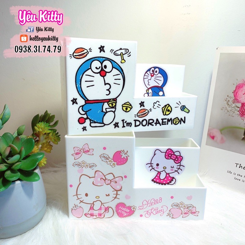 Khay đa năng Hello Kitty Doraemon