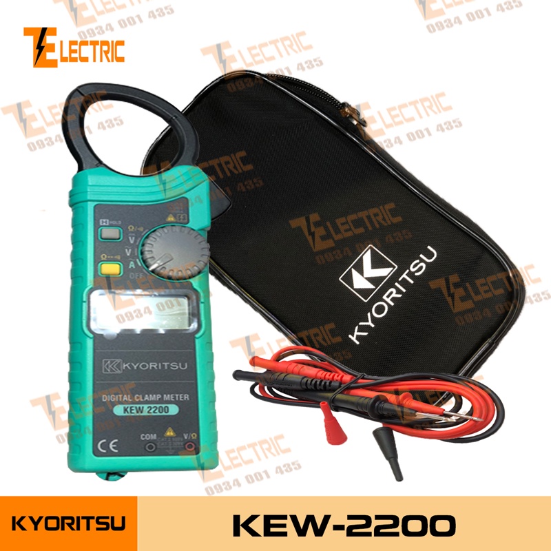Kyoritsu KEW 2200 Ampe Kìm Đo Điện Đo Dòng Điện Xoay Chiều AC 1000A