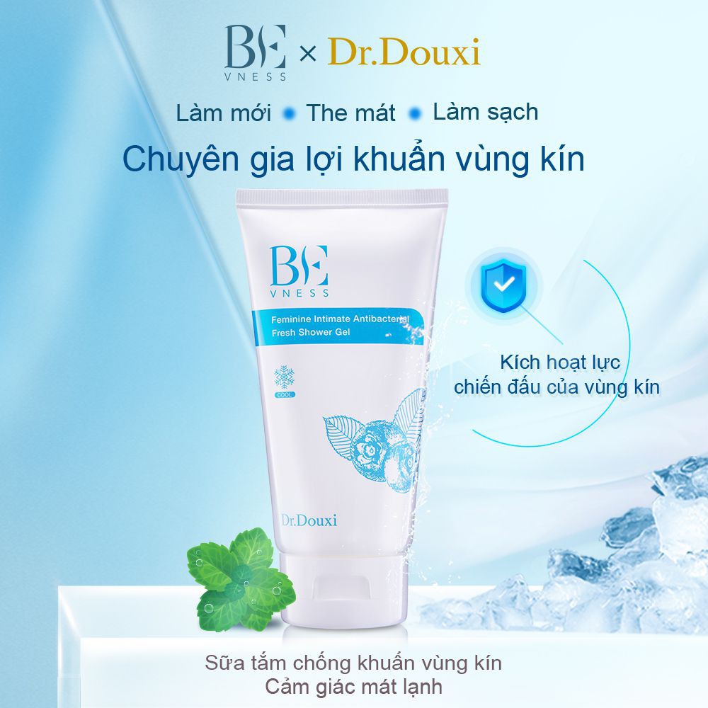 Set 2 sản phẩm làm sạch săn chắc Dr Douxi : Sữa tắm Vệ sinh vùng kín + Gel trắng hồng se khít vùng kín