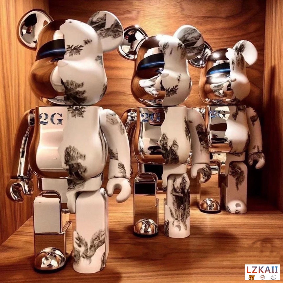 Bearbrick × HajimeSorayama 2G Khớp Bánh Răng Mạ Điện Cao 400% 28 cm Đồ Chơi / Đồ Chơi / Bộ Sưu Tập / Quà Tặng Chất Lượng Cao