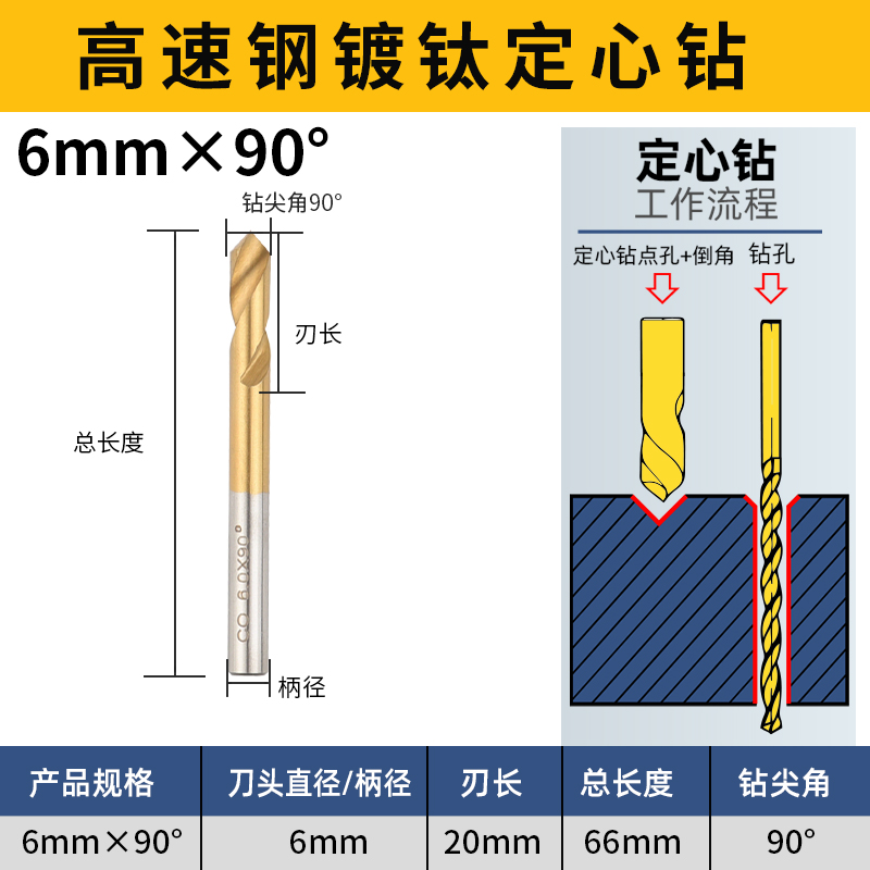 Khoan trung tâm khoan titan 90 độ 45 độ khoan khoan định vị mũi khoan góc ngược mũi khoan mũi khoan