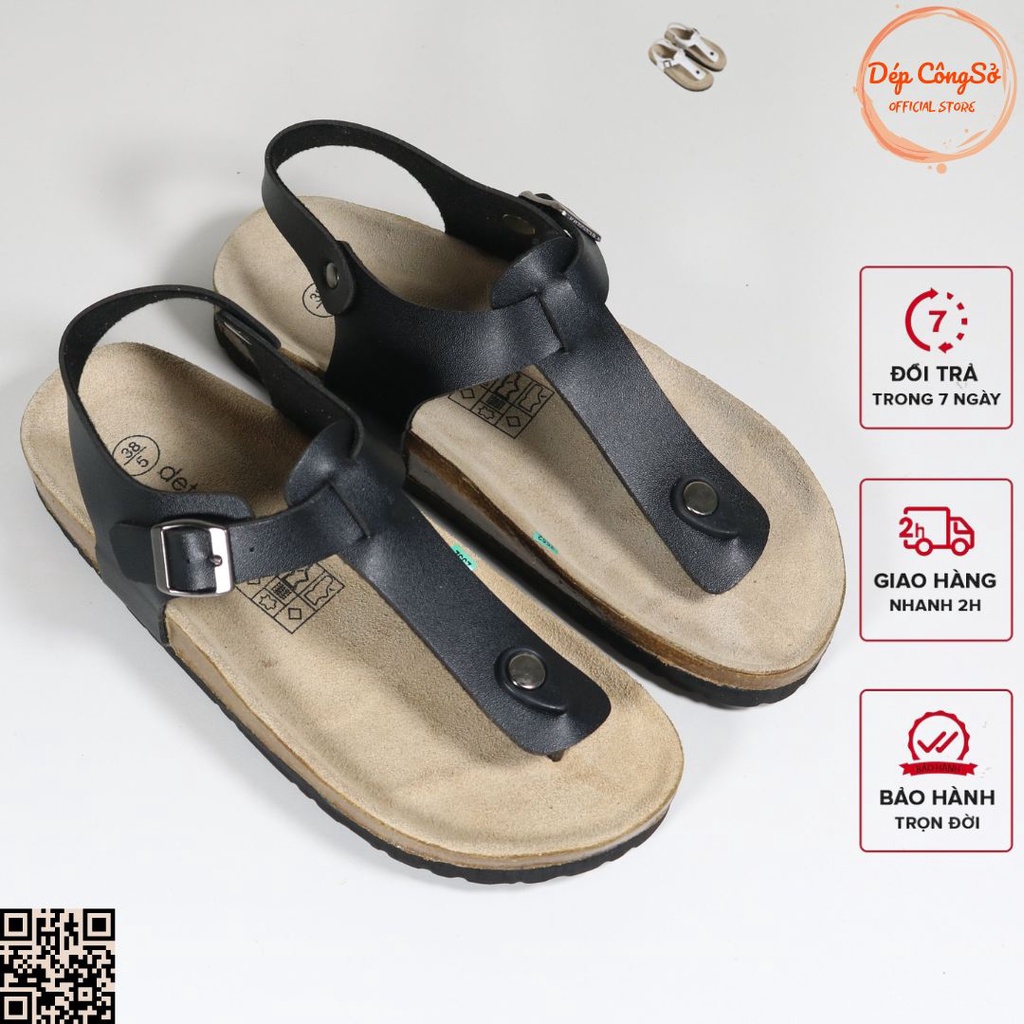 Xăng Đan Đế Trấu Kẹp Ngón Thời Trang Detaunisex Mã SATA11