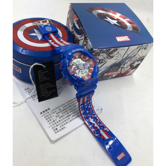 Đồng Hồ Avengers Marvel x Captain America GA-110 - Đồng Hồ Nam Phiên Bản Giới Hạn Đặc Biệt | BigBuy360 - bigbuy360.vn