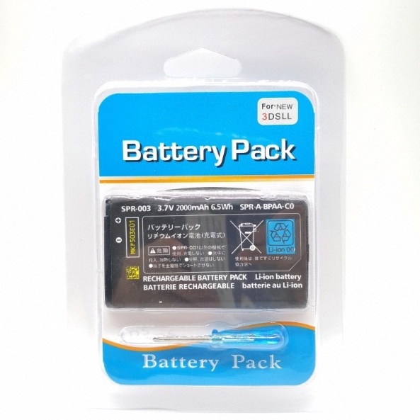 PIN MÁY GAME NINTENDO 3DSLL, 3DSXL  2000mAh CHÍNH HÃNG, KÈM TUỐC NƠ VÍT NGUYÊN HỘP