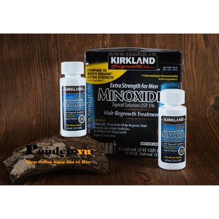 Thuốc Minoxidil 5% Dạng Lỏng Mọc Râu Tóc Kirkland Mỹ (1 Hộp 6 lọ)