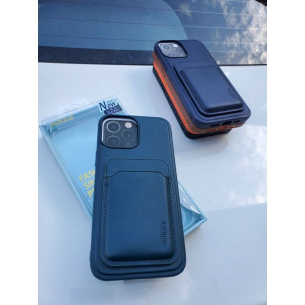 ỐP LƯNG DA 2IN1 hỗ trợ sạc không dây WALLET MUTURAL IPHONE 13 PRO MAX/13 PRO/13