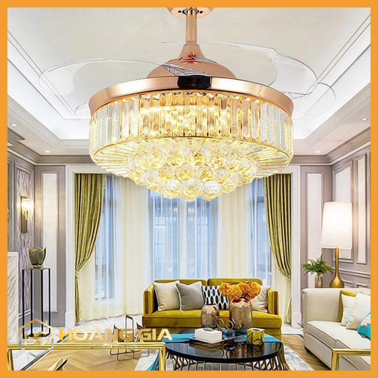 Quạt Trần Đèn - Quạt Trần Phòng Khách QPF106 - Cánh Cụp Cánh Xòe Có 3 Chế Độ Ánh Sáng Sang Trọng - Điều Khiển Từ Xa | BigBuy360 - bigbuy360.vn