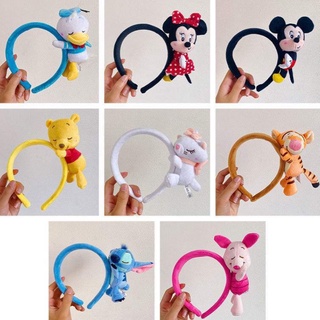 Disney dễ thương băng đô hình chuột mickey / gấu pooh / tigger / donald đáng yêu ngọt ngào cho nữ