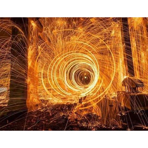 Bùi Nhùi thép - Steel wool loại 1 mét - Hàng L1