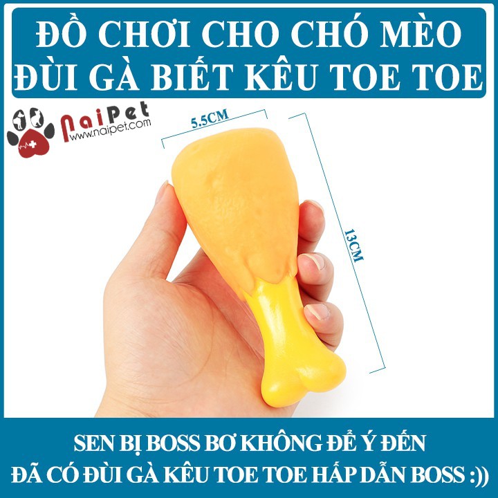 Đồ Chơi Cao Su Hình Đùi Gà DC008