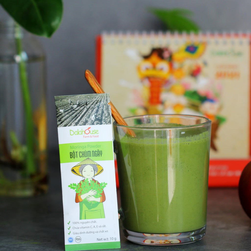 [Date 2023] Bột chùm ngây sấy lạnh hữu cơ nguyên chất Dalahouse 60g