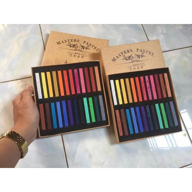 Phấn tiên, màu nhuộm tóc tạm thời Master Pastel 24 màu sp mã sku ID780 Bg52 P chuyên sỉ