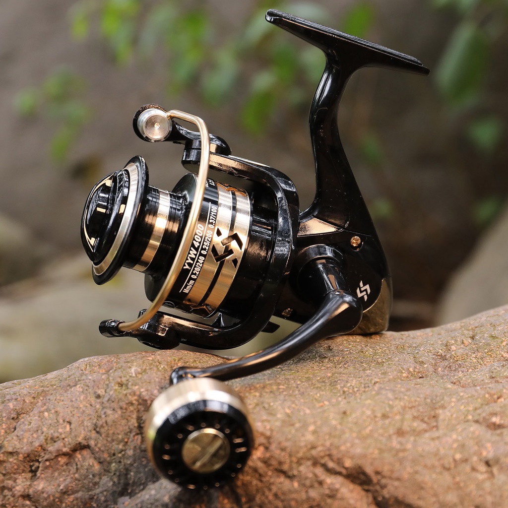 Máy câu cá máy đứng 5.2: 1 Kháng tối đa 5-10 KG Dây câu 1000-4000 Chất liệu kim loại cho Cần câu Câu cá Nước biển