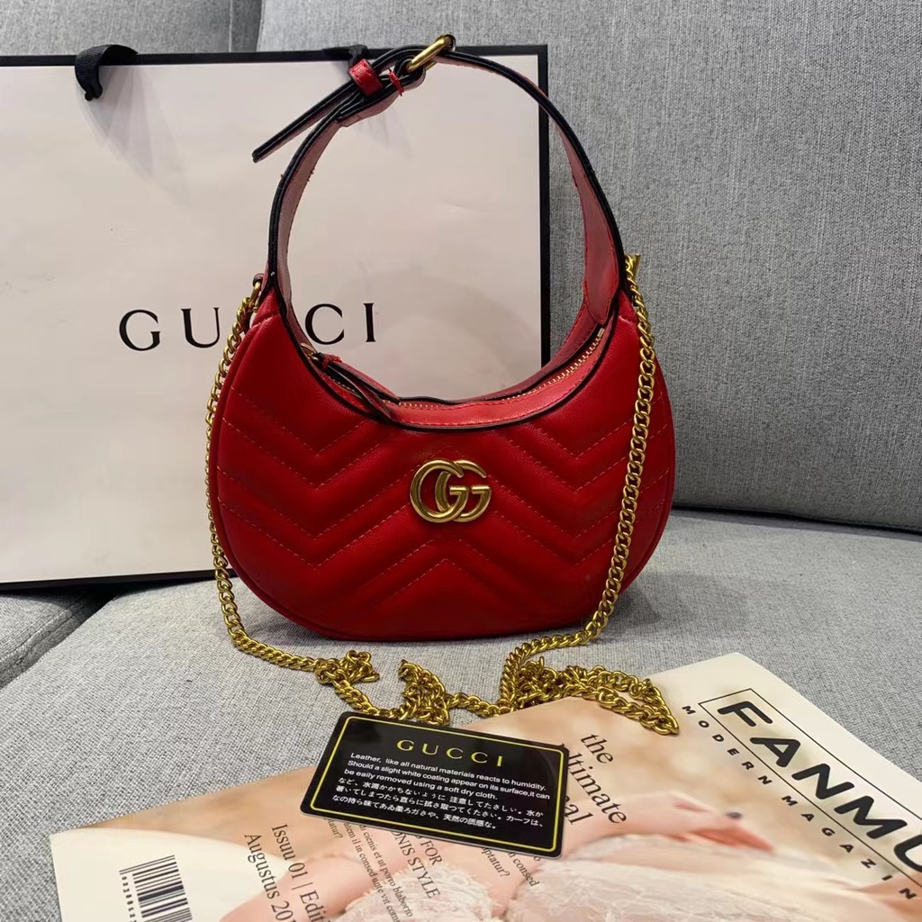 Túi Xách Đeo Vai Phối Dây Xích Phong Cách Thời Trang 2022 Dành Cho Nữ