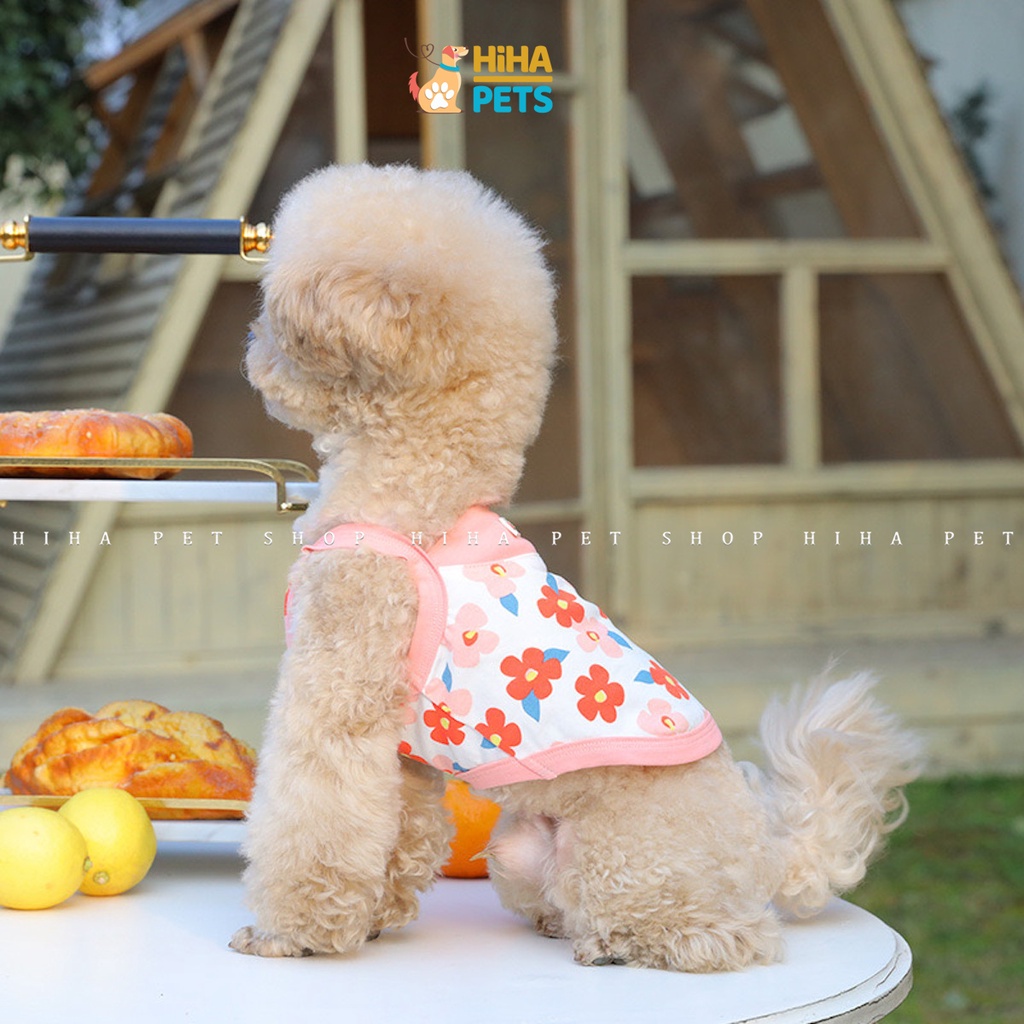 Quần Áo 4 Chân Cho Chó Mèo Cao Cấp Quần Áo Jump Cho Thú Cưng Thun Cotton Ấm Áp Mặc Ngủ Hihapet.
