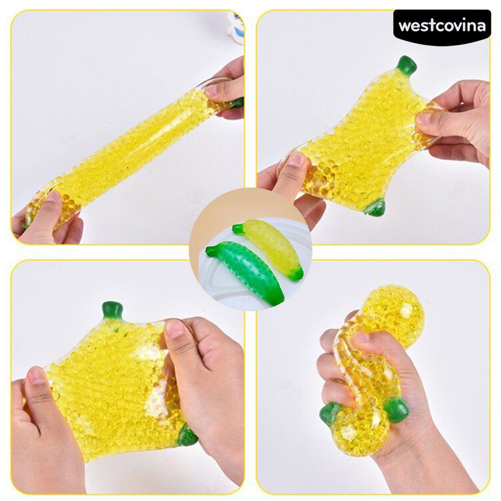 Đồ Chơi Xốp Squishy Giảm Stress Hình Quả Chuối Dễ Thương Cho Bé