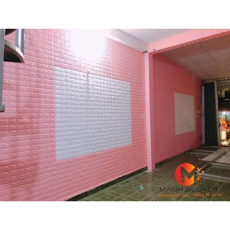 xốp dán tường giả gạch keo dính chắc chắn đủ màu | BigBuy360 - bigbuy360.vn