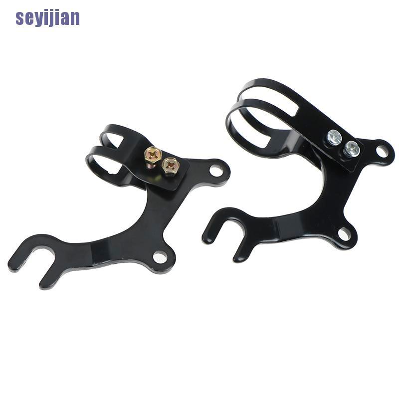 [SJ] Adjustable black bicycle bike disc brake bracket frame adaptor mounting holder  YN