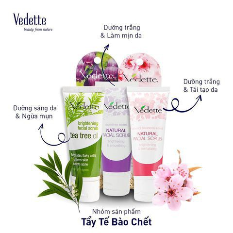 ❇️ Sữa Dưỡng Sáng Da Và Tẩy Tế Bào Chết Tea Tree Oil 45ml VEDETTE - DƯỠNG SÁNG & TẨY TẾ BÀO CHẾT - TP02025005423