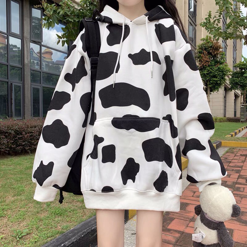 Áo Hoddie Bò Sữa Form Rộng Nam Nữ - Chất Nỉ Bông Ulzzang KUN | BigBuy360 - bigbuy360.vn