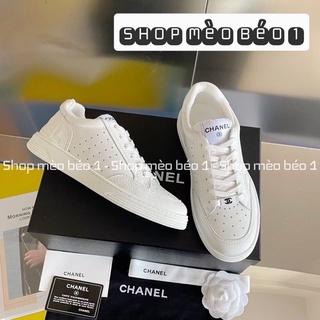 Giày thể thao cn trắng viền pha màu basic fullbox