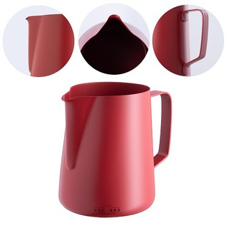 Volcano Ca đánh sữa Inox 304 mũi tròn 600ml