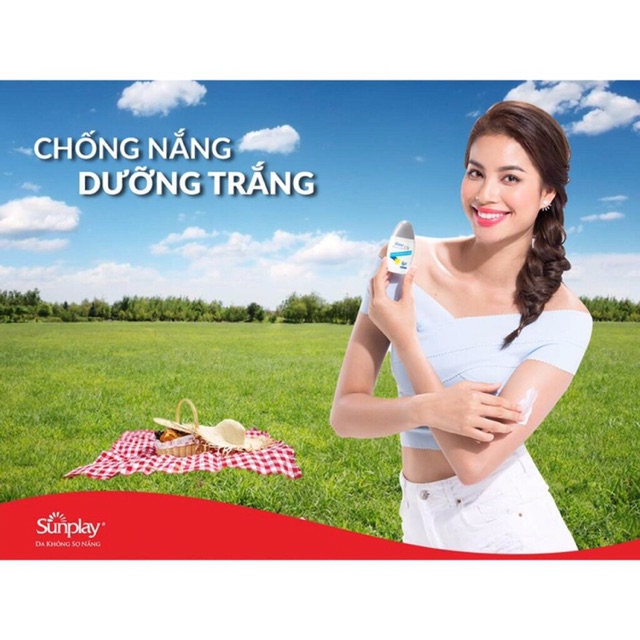 Kem chống nắng dưỡng da trắng mịn Sunplay whitening Uv 30g spf50