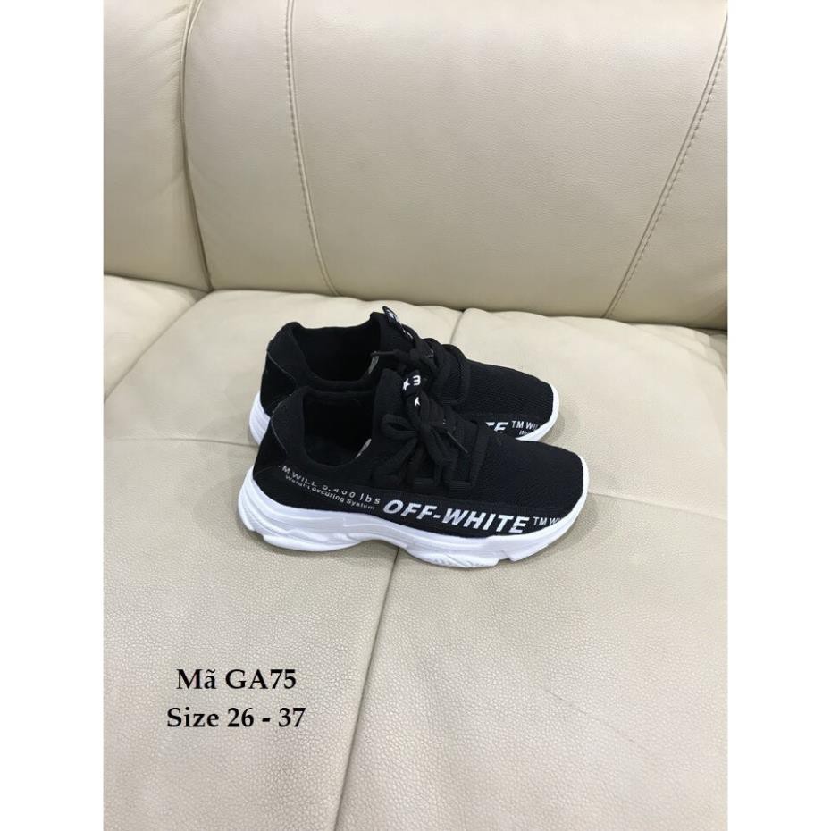 [Sẵn Hàng] Giày Nam Thể Thao Yeezy Zebra Cho Bé Trai Và Bé Gái 3 - 12 Tuổi GA75 ₃